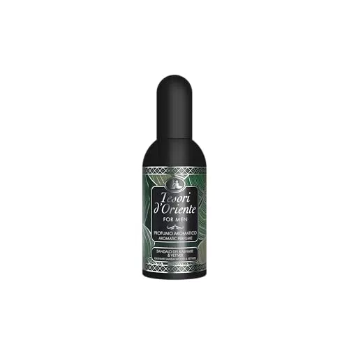 Tesori d'Oriente Profumo Aromatico Sandalo del Kashmir e Vetiver 100 ml
