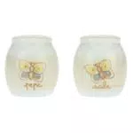 THUN Contenitori Sale e Pepe Elegance in Porcellana con Farfalle