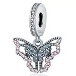 TINSLO Ciondolo Argento Sterling 925 con Cubic Zirconia per Braccialetti Pandora