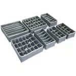 TLOXO Organizer per Biancheria Intima Pieghevole - Divisori per Cassetti