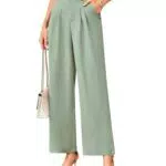 TMEOG Pantaloni Donna Estivi Eleganti Palazzo Comodi Business Casual