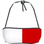 Tommy Hilfiger Bandeau UW0UW05816 Fascia Donna Elegante e Comfortevole