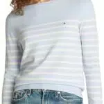 Tommy Hilfiger Maglione Donna Co Jersey Stitch Boat-Nk
