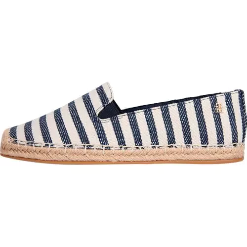 Tommy Hilfiger Espadrillas Nautical Stripe con Logo per Donna