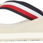 Tommy Hilfiger Infradito Corporate Wedge Sandal con Tacco a Zeppa