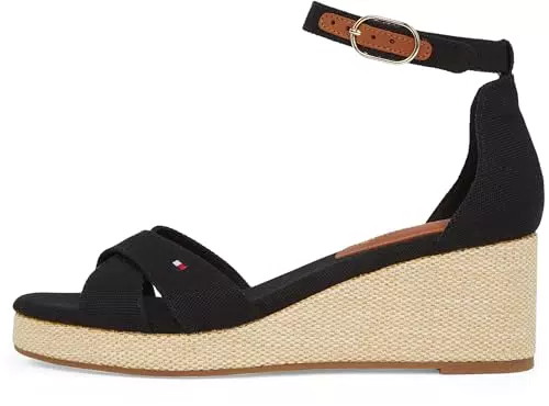 Tommy Hilfiger Espadrillas Criss-Cross Mid Wedge Donna