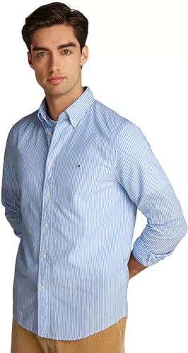 Tommy Hilfiger Camicia Flex Poplin Classic STP RF per Uomo