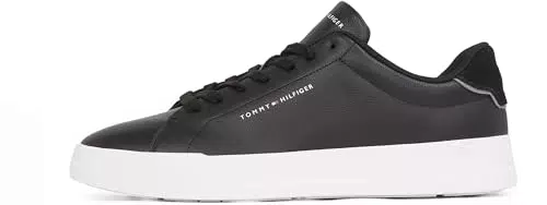 Tommy Hilfiger Sneaker TH Court Lth Detail per Uomo