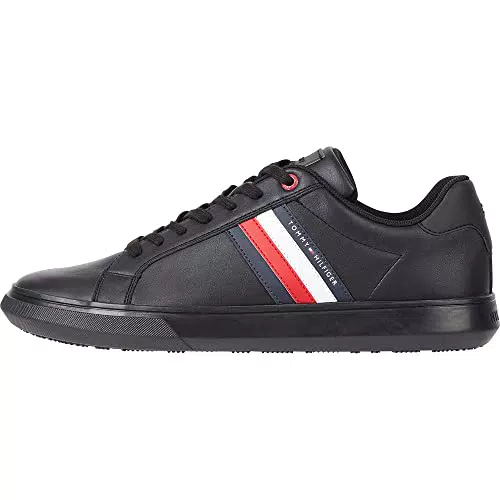 Tommy Hilfiger Sneakers Uomo Essential Leather Cupsole in Pelle