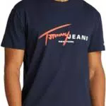 Tommy Jeans Tjm Reg Signtr Dna Tee - Maglietta a Maniche Corte Uomo