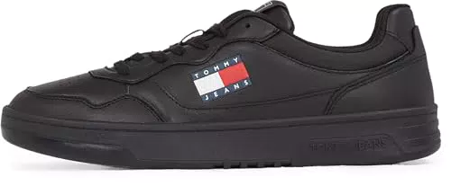 Tommy Jeans Sneakers Uomo Essential in Pelle con Suola Preformata