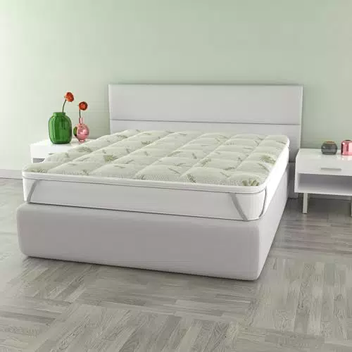 Wellness Topper Trapuntato con Elastici per Letto Matrimoniale