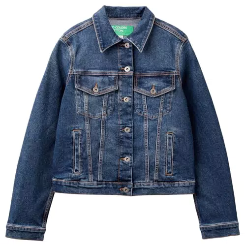 United Colors of Benetton Giubbino 21TBDN00N – Giacca in Denim