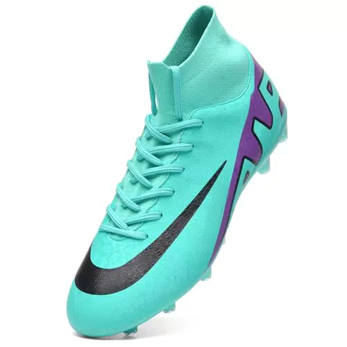 Unitysow Scarpe da Calcio Uomo High Top Tacchetti Professionale Antiscivolo