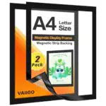VAIIGO Cornice Espositiva Magnetica A4 per Frigorifero e Superfici Metalliche