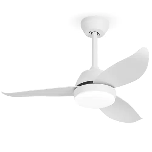 Ventilatore da Soffitto LED 36" con Telecomando e Funzione Inverso - Silenzioso
