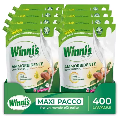 Winni's Ammorbidente Ipoallergenico Concentrato Ecoformato Fragranza Patchouli