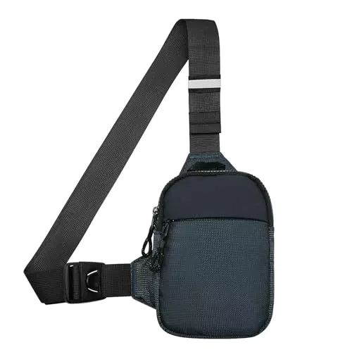 YAMEIZE Zaino Monospalla Impermeabile per Viaggi e Sport, Mini Borsa Tracolla