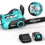 YARDCARE Motosega a Batteria 12 Pollici con Motore Brushless e Lubrificazione Automatica