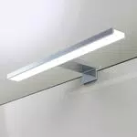 YIQAN Luce specchio bagno LED 7W 490 lumen IP44 4000K alluminio 3in1