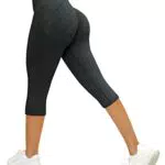 Yuson Girl Leggins Sportivi Donna 3/4 Vita Alta Anticellulite per Fitness