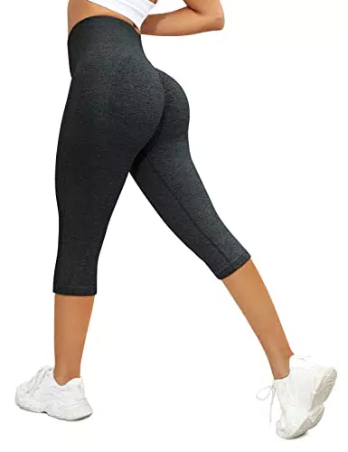 Yuson Girl Leggins Sportivi Donna 3/4 Vita Alta Anticellulite per Fitness