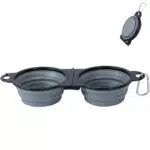 Pet Bowl 2 in 1 - Ciotola Portatile per Cibo e Acqua per Cani e Gatti