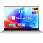 PC Portatile 2025 Celeron N100, 16 FHD 16GB RAM, 1TB SSD, Win 11 Pro, BT 5.0