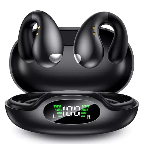 Cuffie Bluetooth 5.3 Wireless Sport con Design Ergonomico e Conduzione Ossea