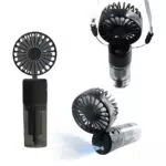 Ventilatore Portatile 3 in 1 con Nebulizzatore e Cordino, Ricaricabile e Pieghevole