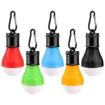 Lanterna LED da Campeggio Impermeabile con Moschettoni - 3 Modalità di Illuminazione