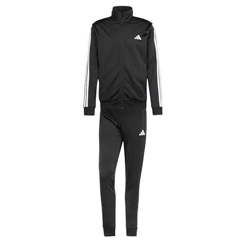 Adidas Tuta da Allenamento Uomo Sportswear Basic 3 Stripes Tricot