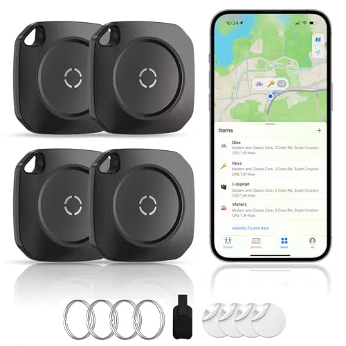 Apple Air Tracker Tag - Indefinito per chiavi e bagagli, compatibile iOS
