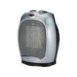 Amazon Basics Termoventilatore Oscillante in Ceramica 1800 Watt con Termostato