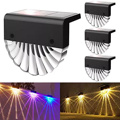 Anmossi Lampade Solari da Esterno, IP65 Impermeabili, 2 Modalità per Giardino