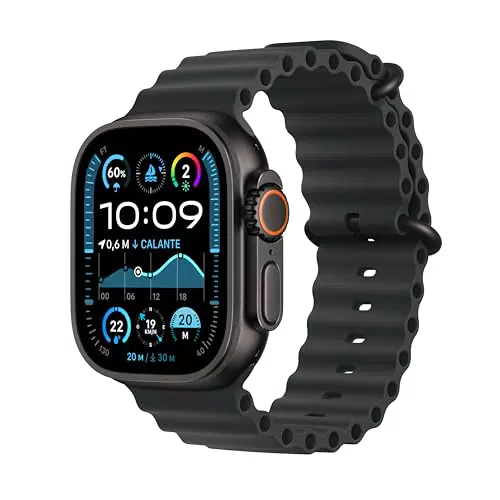 Apple Watch Ultra 2 GPS + Cellular - Sportwatch con cassa in titanio e Ocean Band