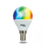 Beghelli Lampadina LED Smart Sfera E14 5W RGB-CCT WiFi con Controllo Vocale