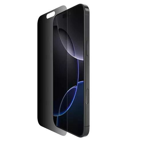 Belkin ScreenForce InvisiGlass Privacy Pellicola Protettiva per iPhone 16 Pro Max