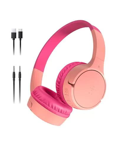 Belkin SoundForm Mini Cuffie wireless per bambini con microfono e adesivi divertenti