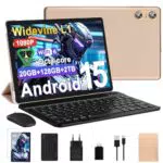 Biegedy Tablet 10 Android 15, 20GB RAM, 128GB ROM, Octa-Core, WiFi 6, GMS