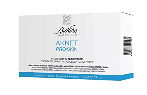 BioNike Aknet Pro Skin - Integratore con Probiotici e Biotina per la Pelle