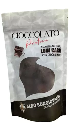 Bongiovanni Biscotti Artigianali Low Carb al Cioccolato - Senza Glutine