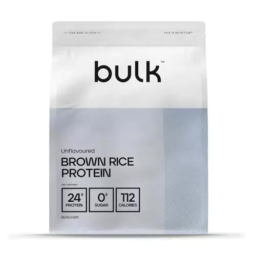 Bulk Brown Rice Protein - Proteine Vegane in Polvere Non Aromatizzate