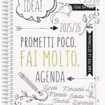 Burde Doodle A5 - Calendario 2025/2026 e Agenda Settimanale per Professionisti