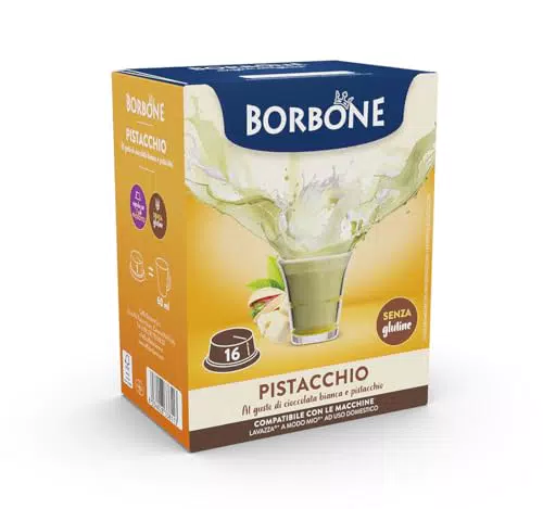 Caffè Borbone Pistacchio - Capsule compatibili per macchine Lavazza A Modo Mio