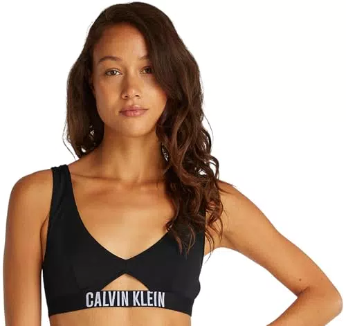 Calvin Klein Top Bikini Bralette Cut-out per Donna
