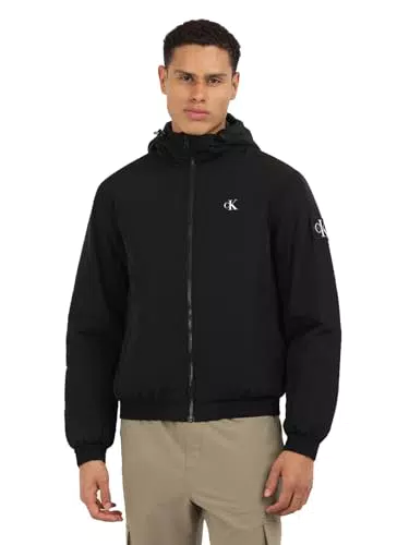 Calvin Klein Jeans Giacca Padded Hooded da Mezza Stagione Uomo