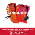 Canson Graduate Album per Olio e Acrilico, A3, Collato Lato Corto