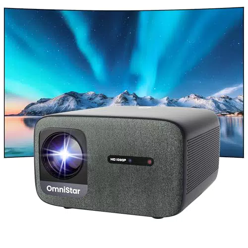 CASIRIS Omnistar Proiettore 1500 ANSI Full HD 4K con Bluetooth e WiFi 5G