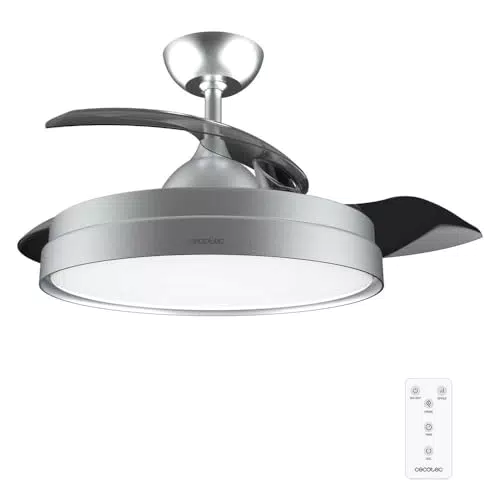 Cecotec Ventilatore da Soffitto EnergySilence Aero 4280 con Luce e Timer